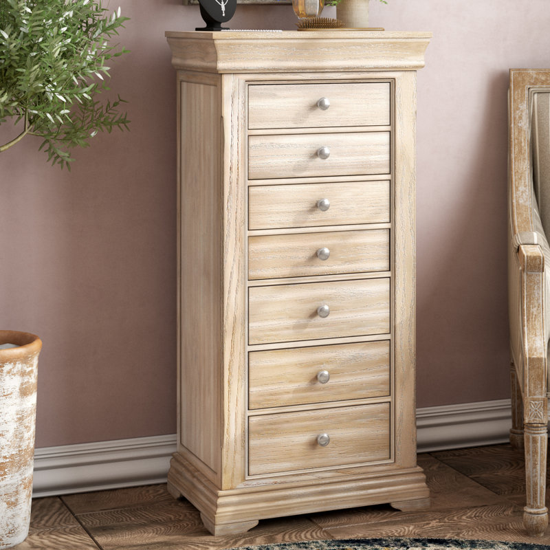 Galiena Free Standing Jewelry Armoire with Mirror & Reviews Joss & Main